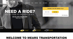 Desktop Screenshot of mearstransportation.com